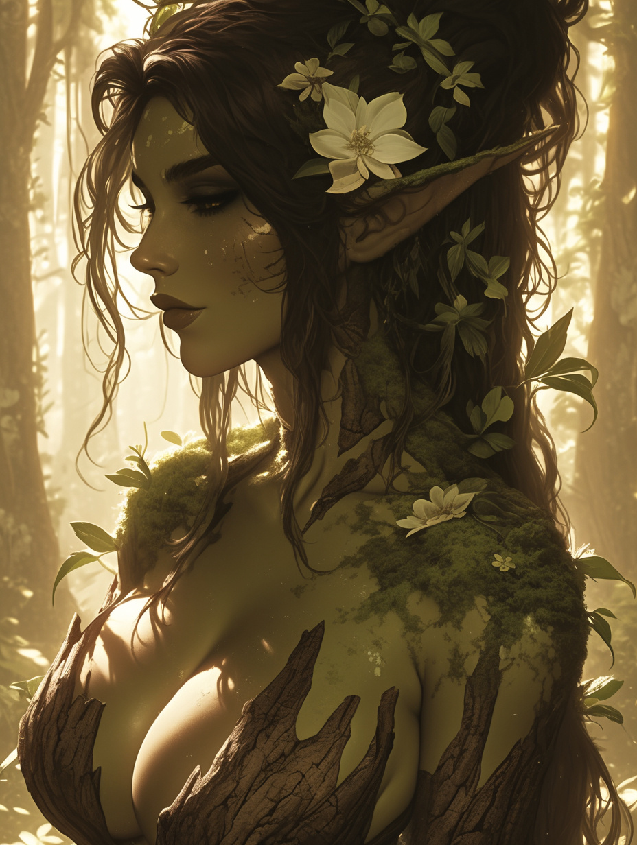 The wood nymph, Sykei.